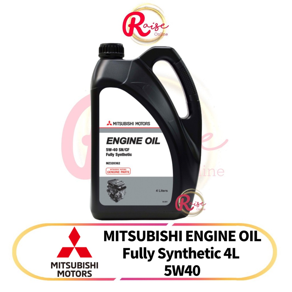 Mitsubishi 5W40 SN/CF Fully Synthetic Engine Oil 4L | Shopee Malaysia