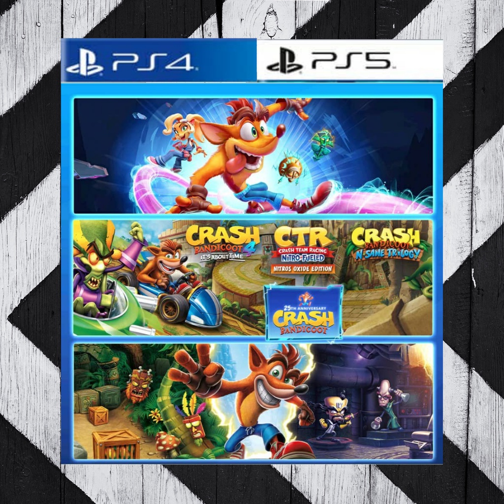 (Ready Stock) PS4/PS5 Crash Bandicoot: Crashiversary Bundle Full Game ...