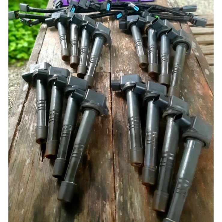 Coil plug K20 k20A ORIGINAL DENSO Set for PROTON WAJA MMCHarness,COP