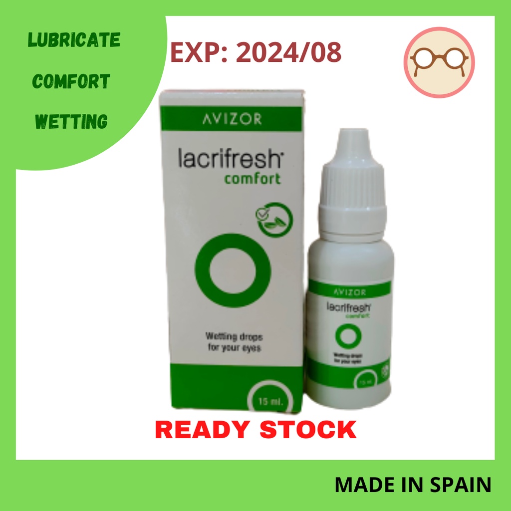 Avizor Lacrifresh Comfort Eye Drop (15ML) Shopee Malaysia