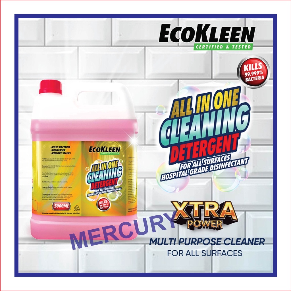 Eco Kleen All In One Anti Bacteria Cleaning Detergent - Ready To Use ...