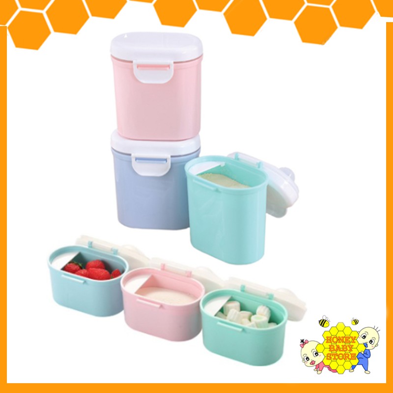 Baby Formula Dispenser with 400ml/800ml Milk Powder Storage Box Container