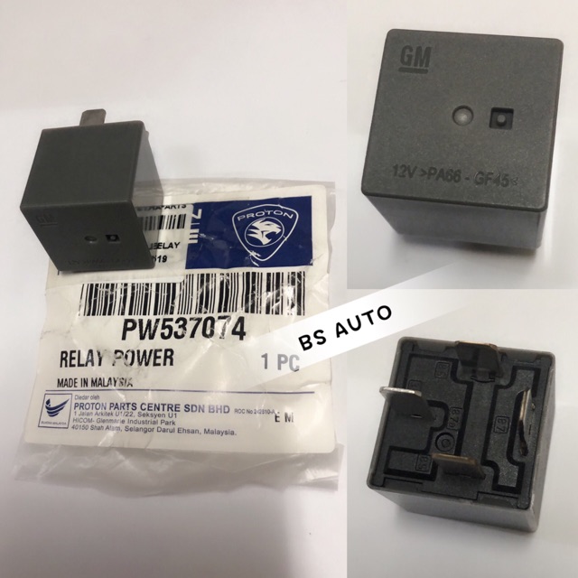 Original power relay proton wira gen2 saga blm 4pin 12v30a starter