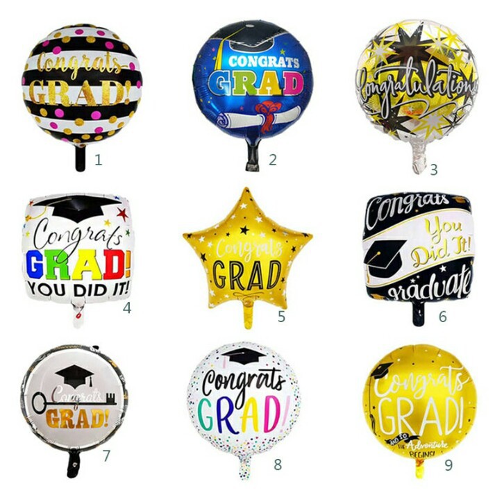 READY STOCK!! 1pc 18inch BALLOONS GRADUATION CEREMONY | Shopee Malaysia