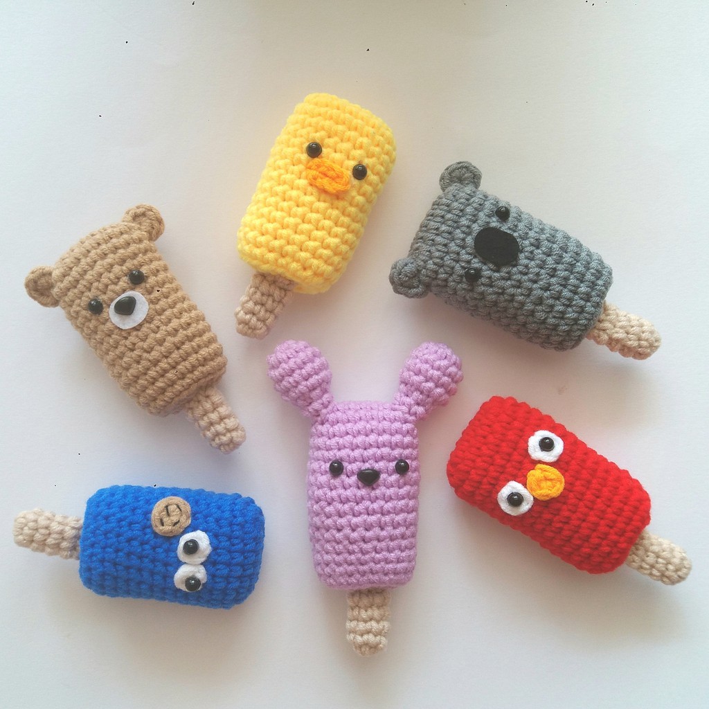 Crochet Amigurumi Animal Kit Crochet Kit Material Package Dolls Keychains  Benang Kait Knitting Anak Patung Cotton Yarn