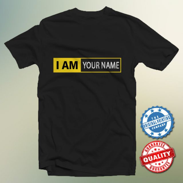 I am t shirt best sale