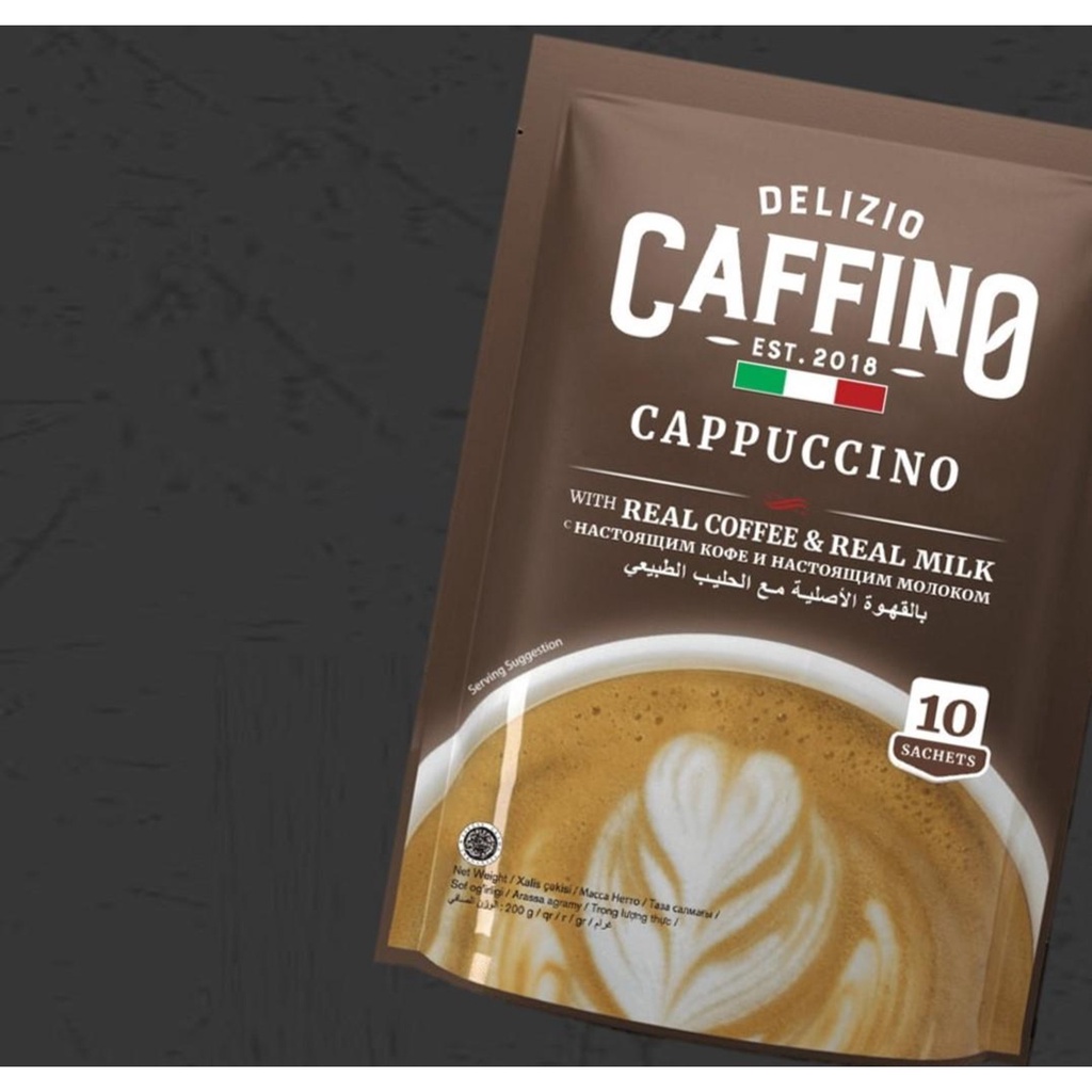 DELIZIO CAFFINO Cappuccino / Cappuccino Hazelnut / Cappuccino Mocha ...