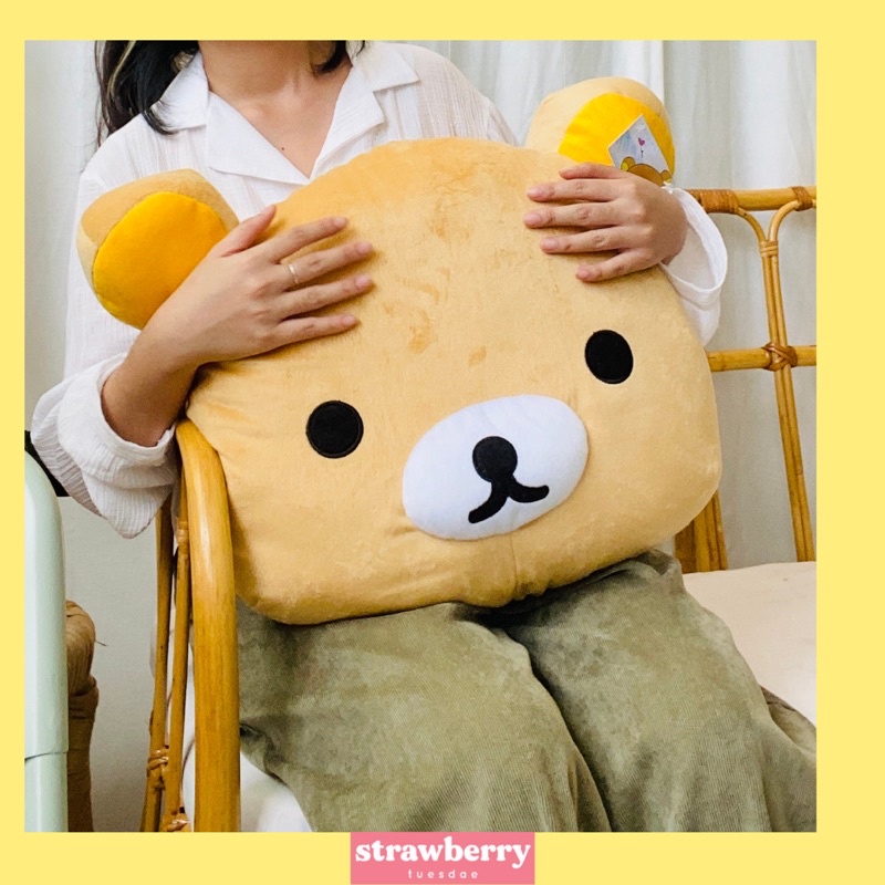 Rilakkuma Cushion Big Size Soft Fabric Instant With Destination Store ...