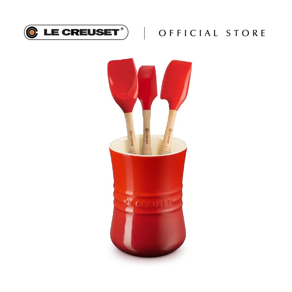 Le Creuset Utensil Set Cerise (3 pcs Craft Series Utensil Set with