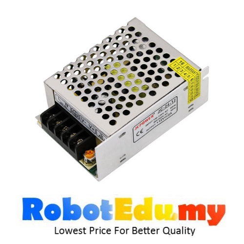 [PSU]AC to DC 24W 12V 2A CCTV Alarm LED Strip Switching Power Supply Adapter JC-24-12 S-24-12