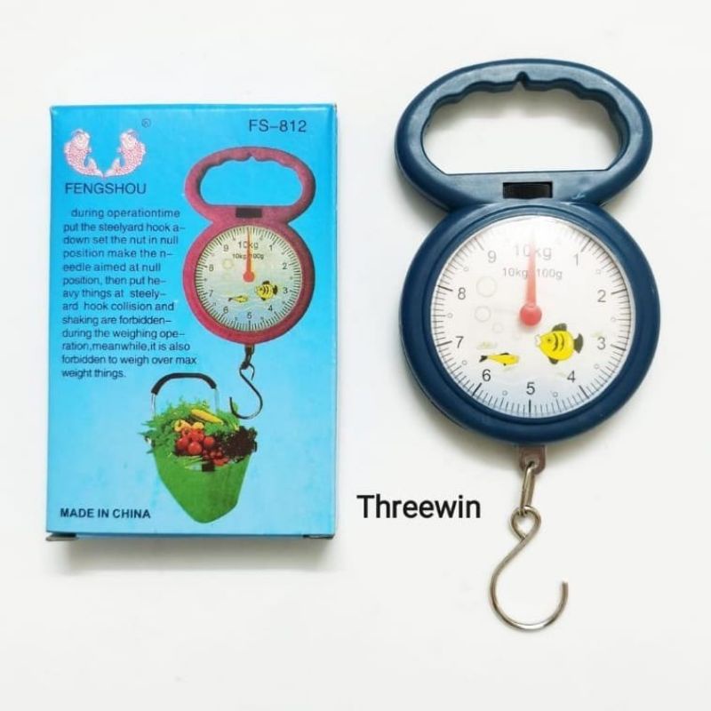 H997 10kg Weighing Portable Numeral Pointer Hanging Scale(1Pcs ...