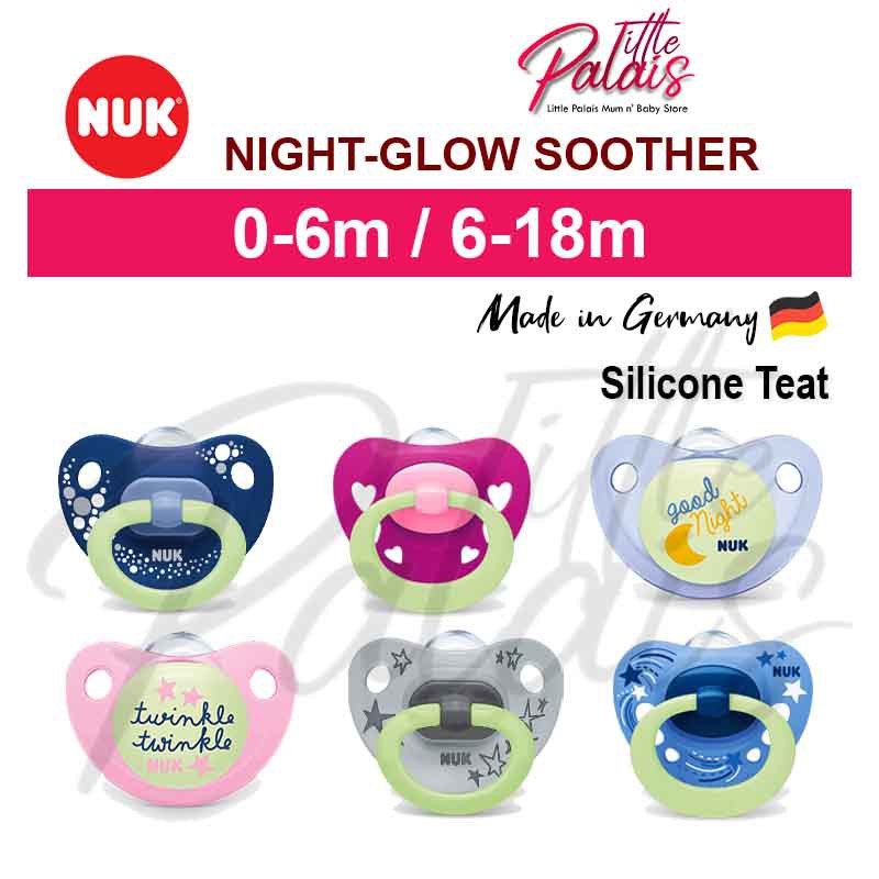 NUK Soother Pacifier NIGHT & DAY / SIGNATURE NIGHT [ 06m/ 618m