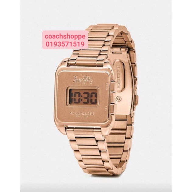 Coach digital watch best sale