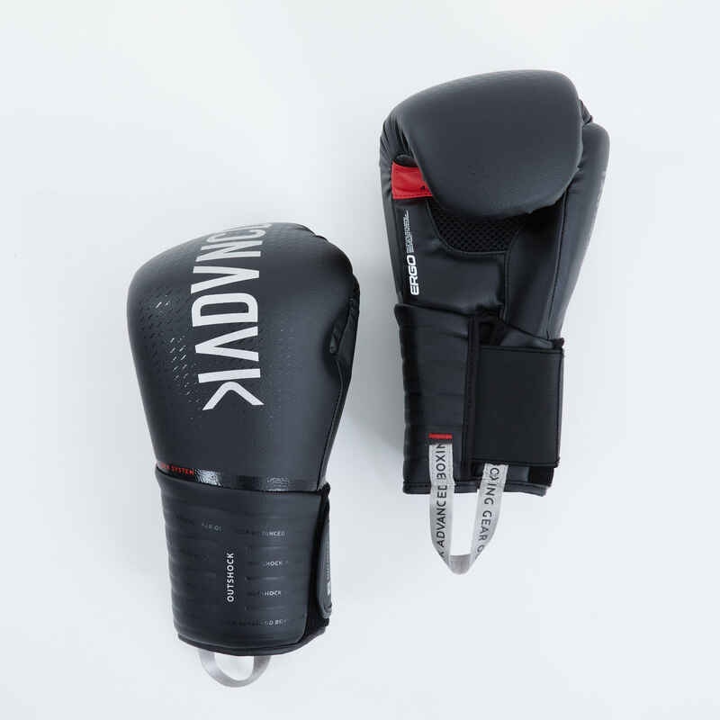 Decathlon Outshock Boxing Gloves 500 Black Shopee Malaysia