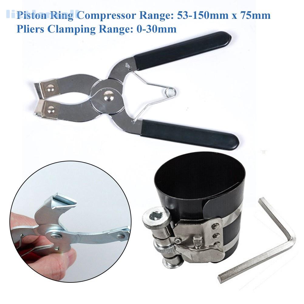 Piston Ring Compressor Piston Ring Installer Pliers Stainless Steel