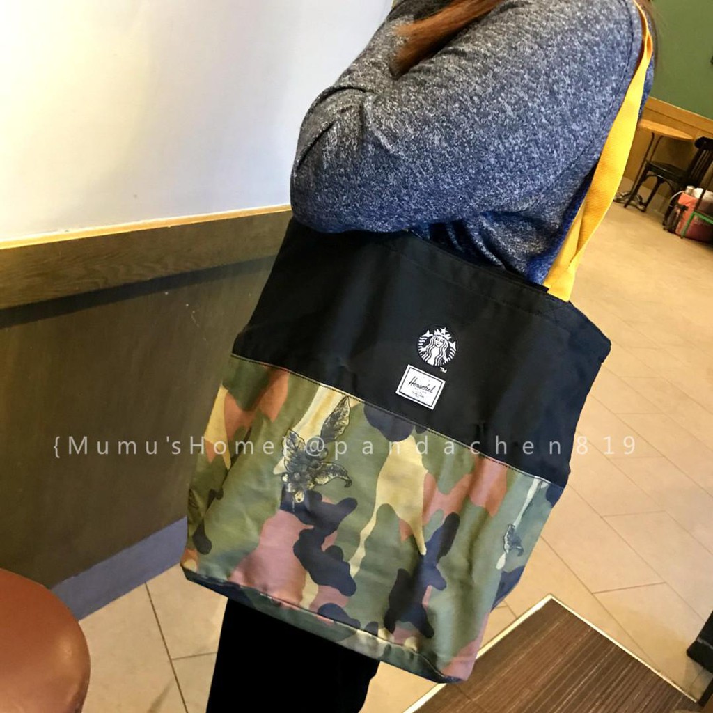 Herschel starbucks best sale tote bag