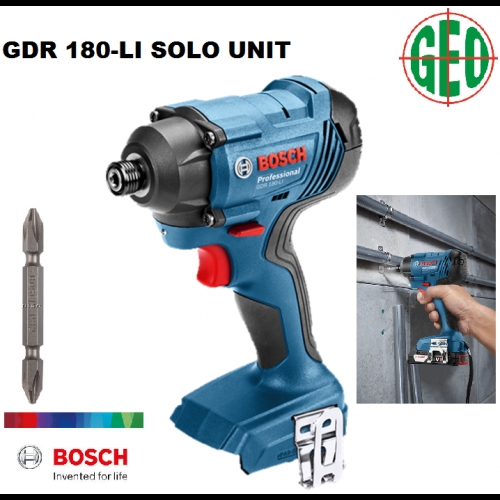 Bosch Gdr 180 Li Cordless Impact Driver Solo Unit Without Battery