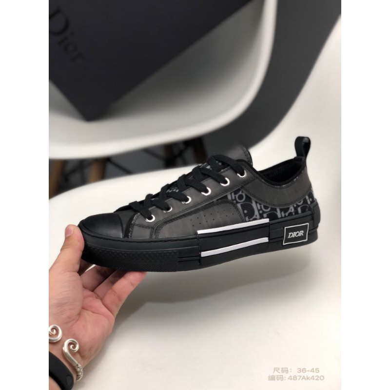 Dior B23 Oblique high-top and Low top Unisex sneakers | Shopee Malaysia