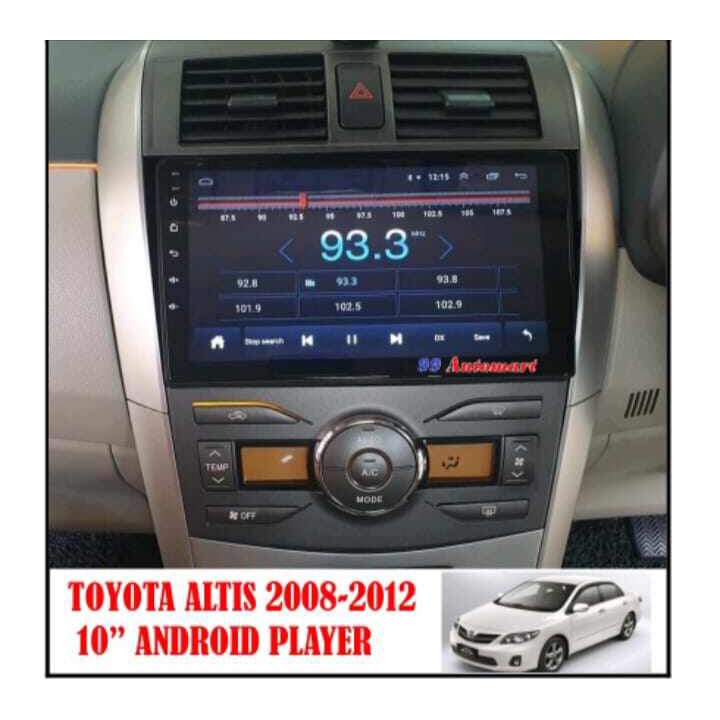 Toyota Altis Old And New Android Player + Casing + Foc Reverse Camera ...