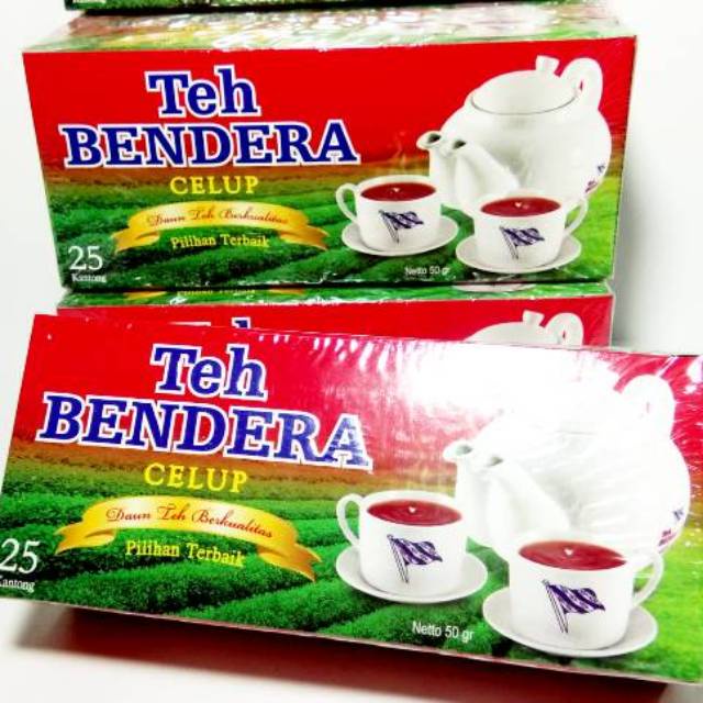 TEH BENDERA CELUP 25 KANTONG | Shopee Malaysia