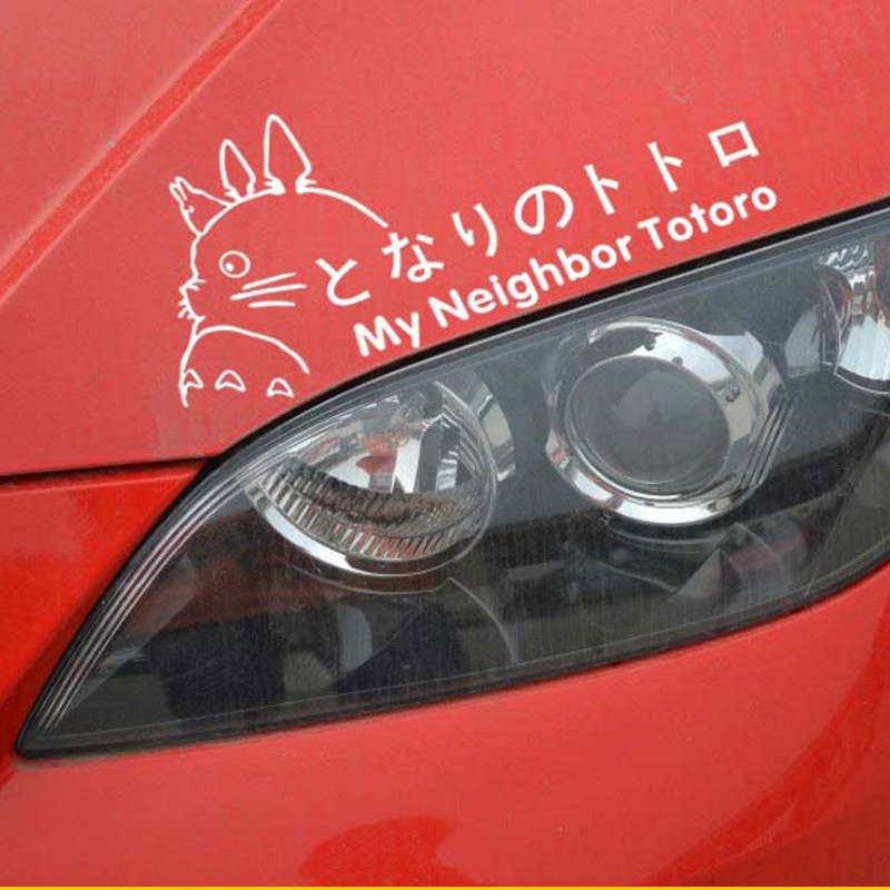 Cute Totoro Car Stickers Car Window Body Door Reflective Stickers