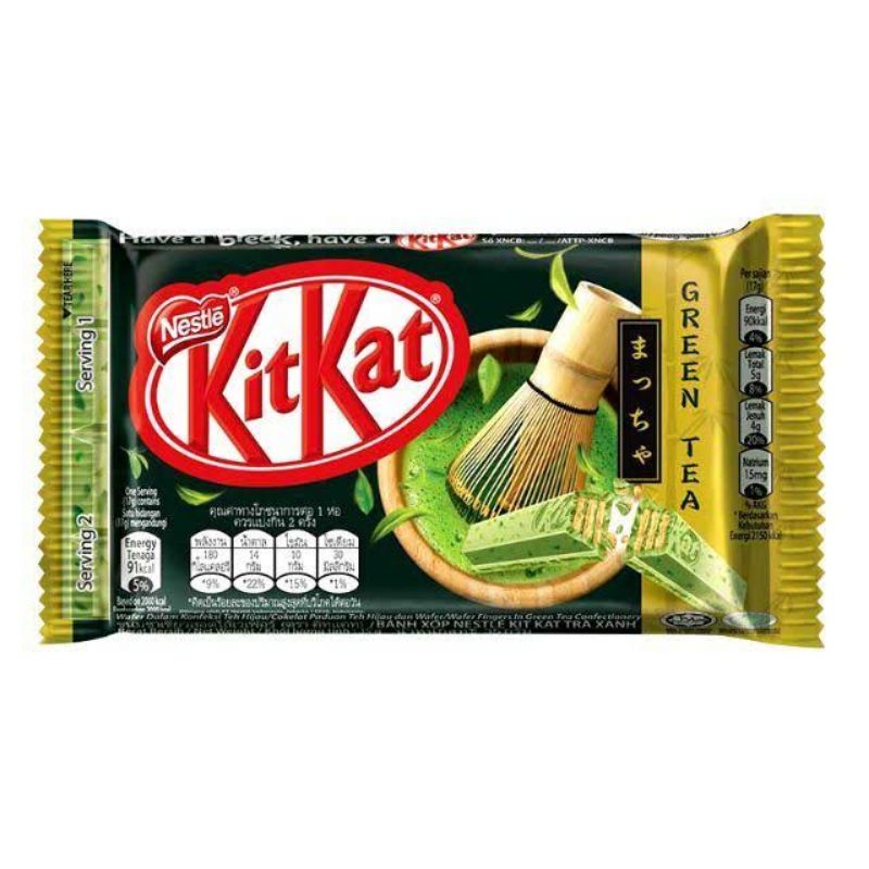 Nestle Kit Kat 4F Green Tea (35g) Shopee Malaysia