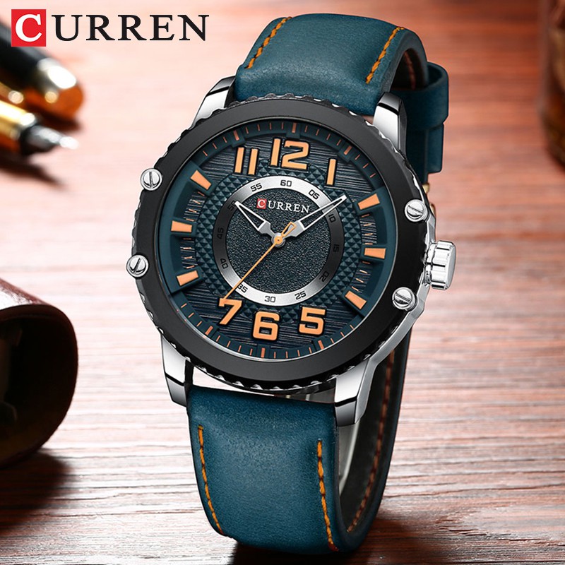 Men Watch Curren Authentic Original Top Brand Luxury Quartz Watch