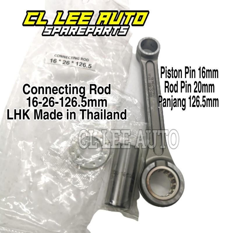 CONNECTING ROD LHK PANJANG 100MM 105MM 107MM 120MM 126.5MM CON ROD LHK
