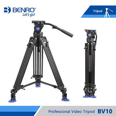 (Ready Stock) Benro BV10 Twin-Leg Aluminum Tripod Kit | Shopee Malaysia