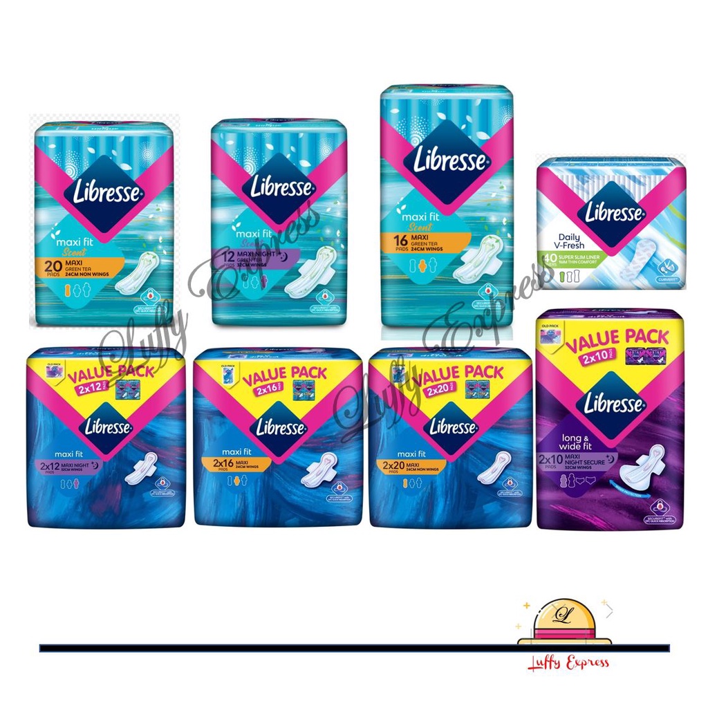 Libresse Maxi Night Wing Feminine Care Sanitary Pad Daily VFresh