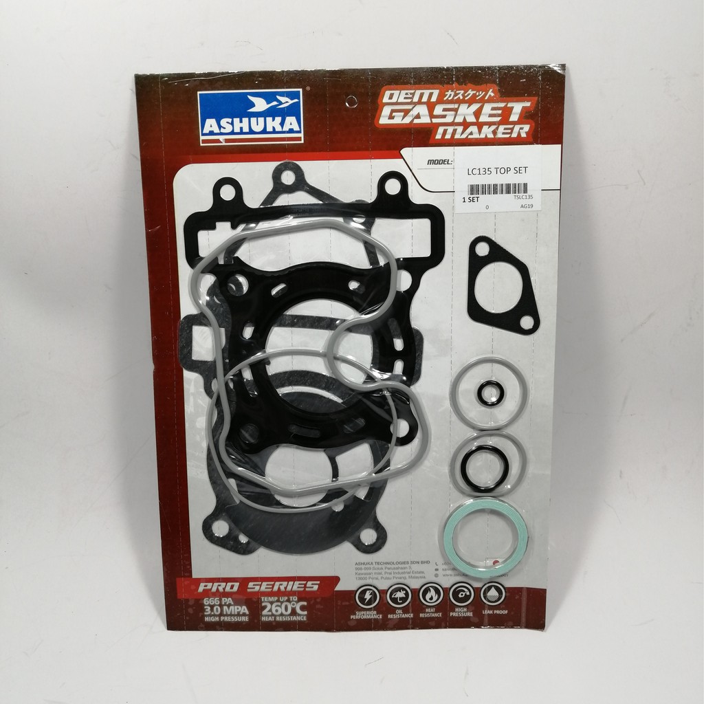 ASHUKA TOP SET GASKET LC135(STD) Shopee Malaysia
