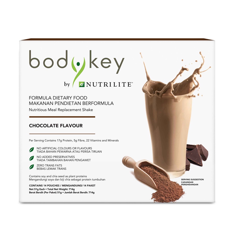 BodyKey By Nutrilite Meal Replacement Shake (Chocolate) | Shopee Malaysia