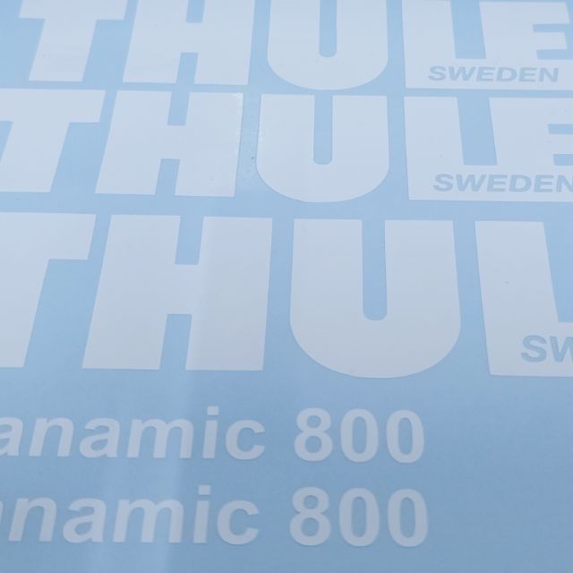 THULE REPLACEMENT STICKER (WHITE) | Shopee Malaysia