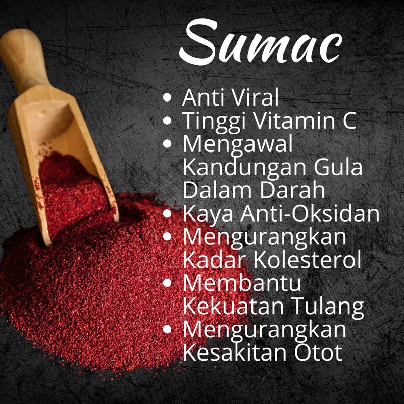 Sumac Herb AAA 200gram Anti Viral High Vitamin C Shopee Malaysia
