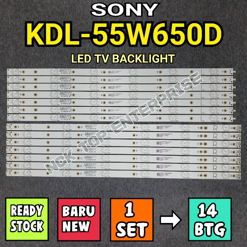 SONY KDL55W650D TV LED BACKLIGHT BARU / READY STOCK (KDL55W650D