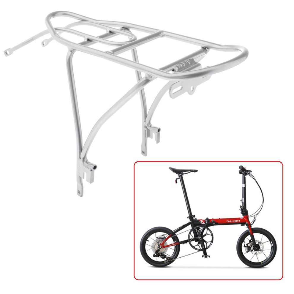 20 Inch Bike Rear Rack Bicycle Cargo Frame Aluminum Alloy Folding Bike ...
