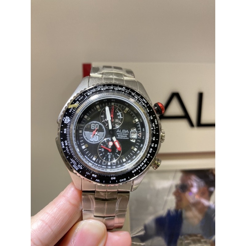 Alba Chronograph Men watch Shopee Malaysia