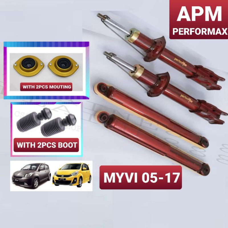 Apm Perodua Myvi Absorber Front Rear Original Apm Performax Suspension Perodua Car