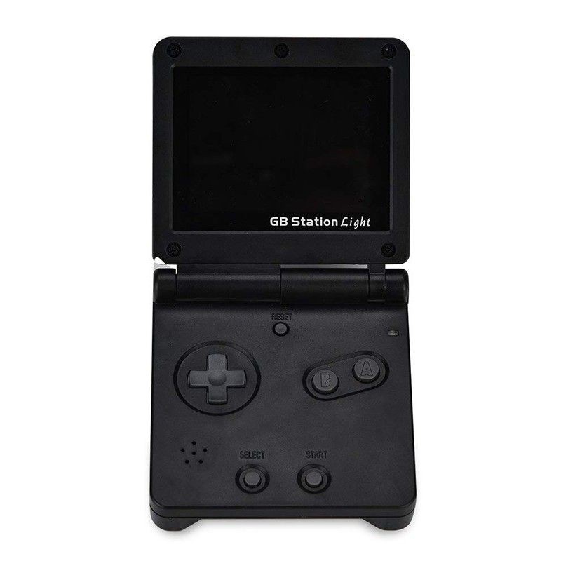 Gameboy advance SP 8 flip bits GB station light retro console game ...