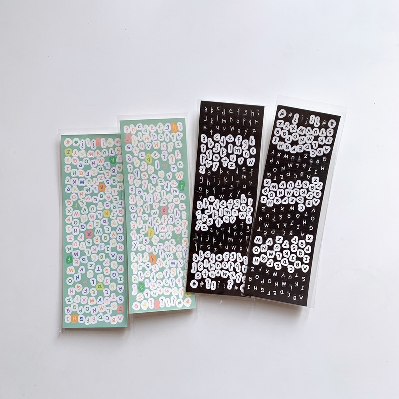 [kstuffind] Alphabet Writing Sticker Letter Sticker DIY Sticker Deco ...