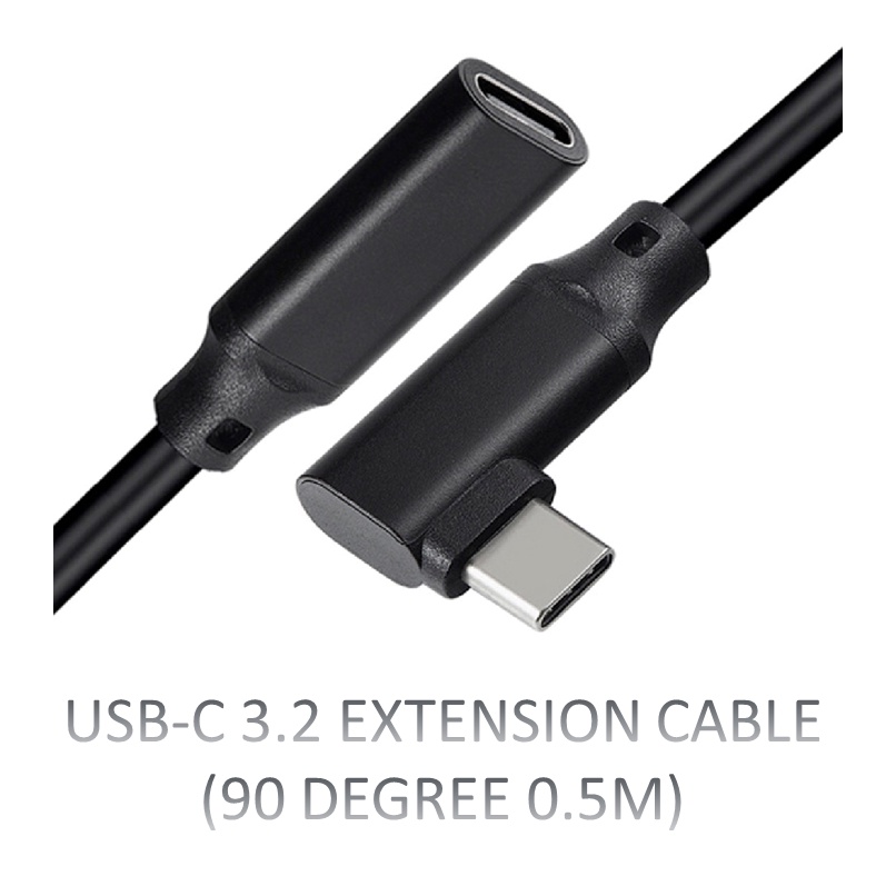 USB C Extension Cable 10gbps USB 3.2 Type C Male to Female Extender