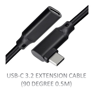 US$ 10.99 - Fasgear USB C Male 90 Degree to USB C Female Extension Cable, USB  3.1 Gen 2, 4K@60Hz, 100W Power Delivery - m.