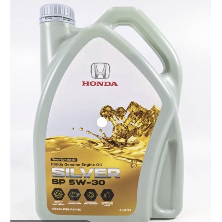HONDA 5W30 (4L)GENUINE ENGINE OIL SEMI SYNTHETIC 100ORIGINAL Shopee