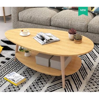 Modern Simple Coffee Tea Table Living Room Rest Eat Dining Double-layer ...