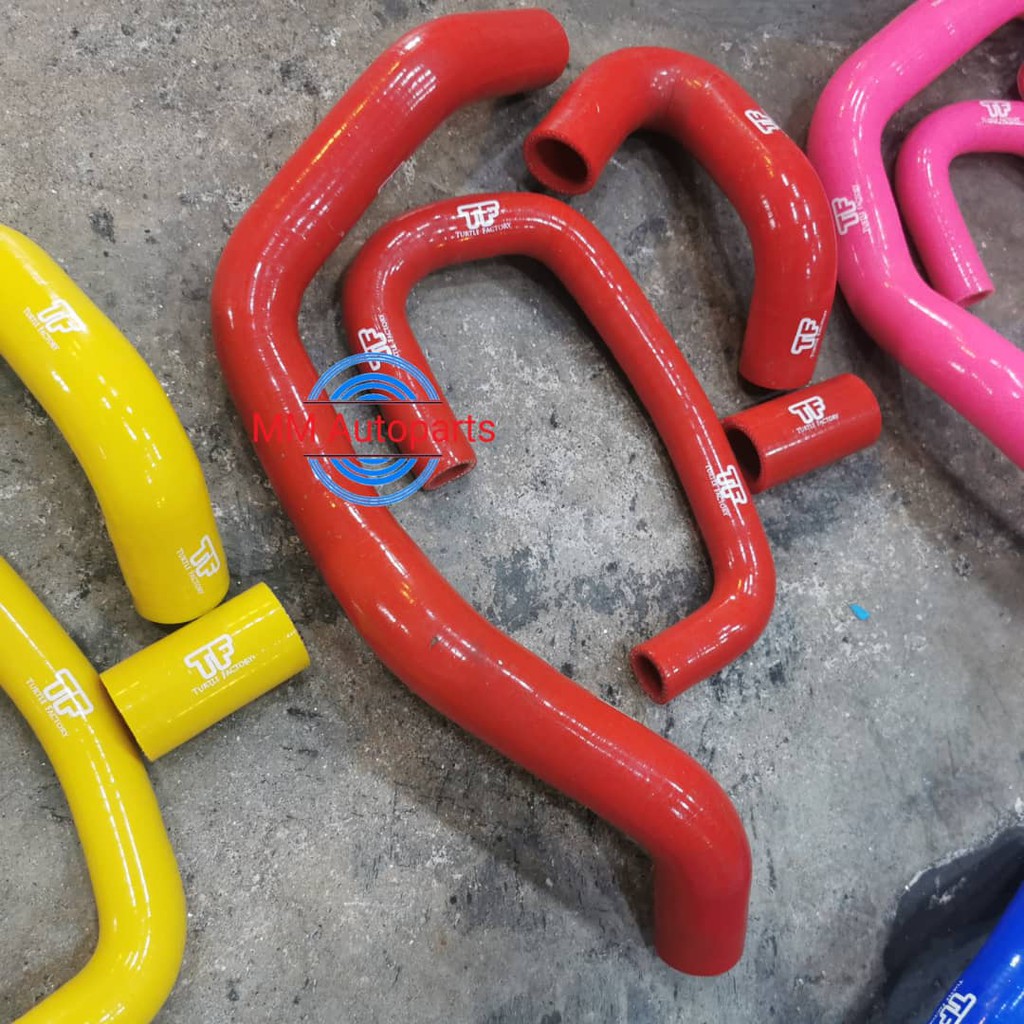 SILICONE 5LAYER RADIATOR HOSE FULL SET ORIGINAL TF THAILAND - PERODUA ...