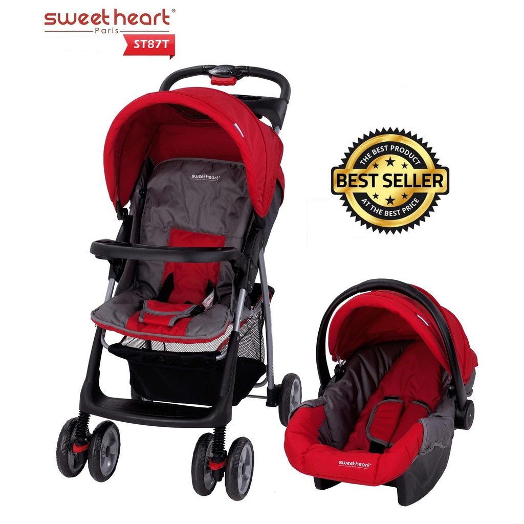 Sweet Heart Paris ST87T Travel System Stroller with car seat 2 in