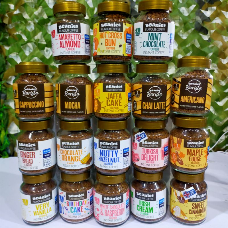 🇬🇧 Beanies Flavoured Instant Coffee 50g Shopee Malaysia