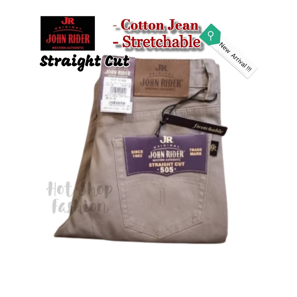 505-21235 Original John Rider Straight Cut Cotton Jean/Stretchable ...