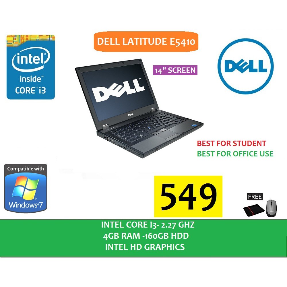 dell latitude e5410 specs i5