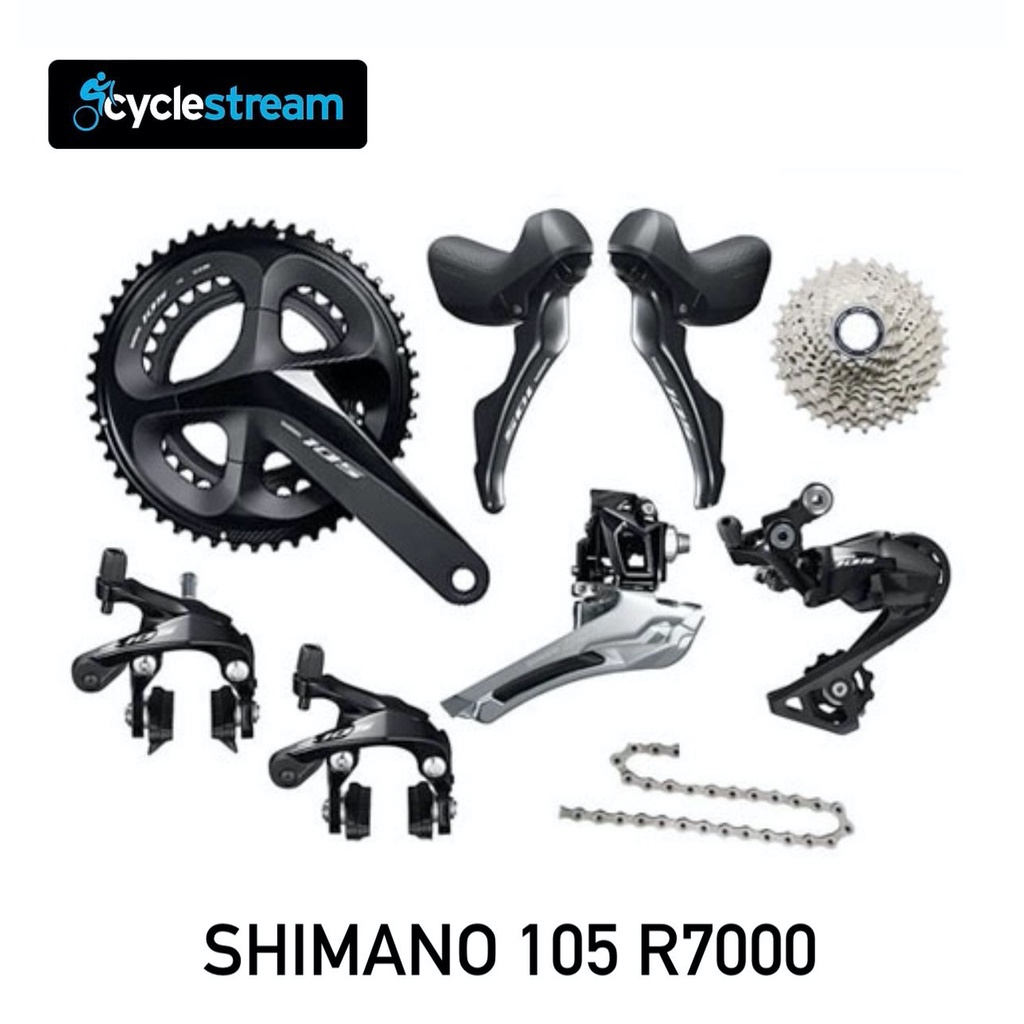 SHIMANO 105 R 7000 GROUPSET 52 36T Shopee Malaysia